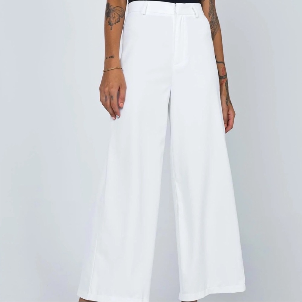 Princess Polly Zoya Pants White